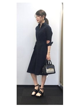 「22 OCTOBRE（ヴァンドゥ－オクトーブル）のアイテム」を使った、22 OCTOBRE Staffさん（レディース・160cm）の夏コーディネート