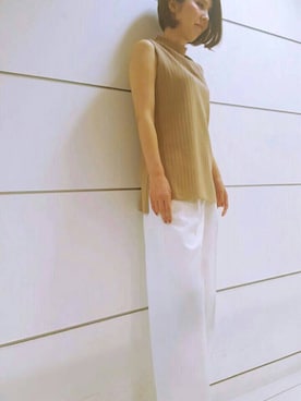 「22 OCTOBRE（ヴァンドゥ－オクトーブル）のアイテム」を使った、22 OCTOBRE Staffさん（レディース・160cm）の夏コーディネート