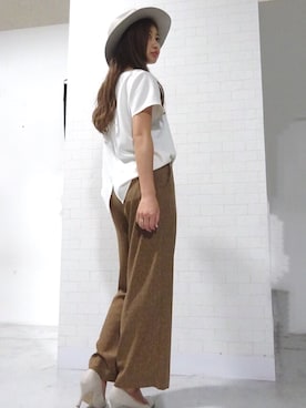 22 OCTOBRE Staffさん（レディース・160cm）の夏コーディネート