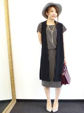 22 OCTOBRE Staffさん(レディース・160cm)の夏コーディネート