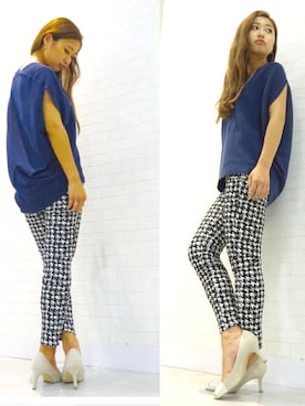 22 OCTOBRE Staffさん(レディース・160cm)の夏コーディネート