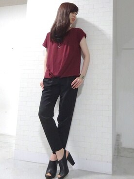 22 OCTOBRE Staffさん(レディース・167cm)の夏コーディネート