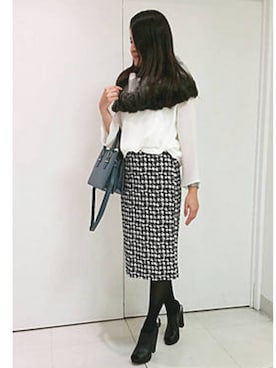 「22 OCTOBRE（ヴァンドゥ－オクトーブル）のアイテム」を使った、22 OCTOBRE Staffさん（レディース・150cm）の夏コーディネート