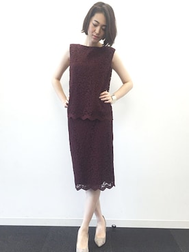 22 OCTOBRE Staffさん（レディース・158cm）の夏コーディネート