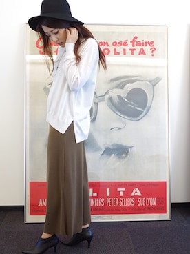 22 OCTOBRE Staffさん（レディース・162cm）の秋コーディネート