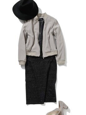 22 OCTOBRE Staffさん（レディース・160cm）の秋コーディネート