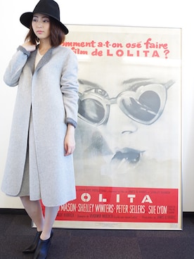 「22OCTOBRE」｜「アイテム（その他アウター）」を使った、22 OCTOBRE Staffさん（レディース・158cm）の秋コーディネート
