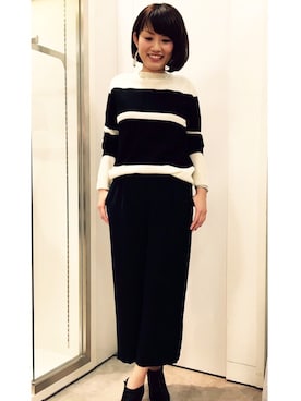 22 OCTOBRE Staffさん（レディース・160cm）の秋コーディネート