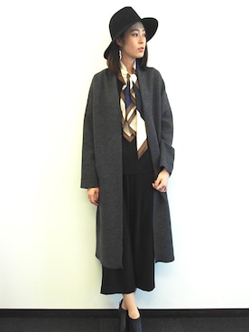 22 OCTOBRE Staffさん（レディース・158cm）の秋コーディネート