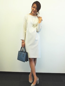 22 OCTOBRE Staffさん（レディース・160cm）の冬コーディネート