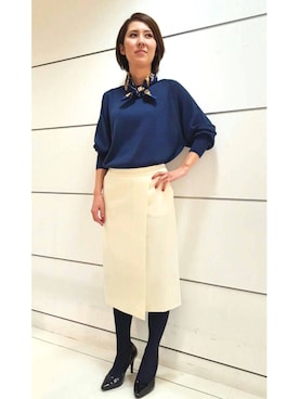 22 OCTOBRE Staffさん（レディース・160cm）の冬コーディネート