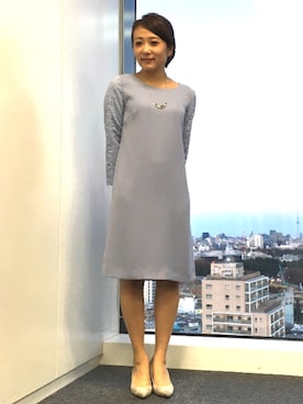 22 OCTOBRE Staffさん（レディース・162cm）の冬コーディネート