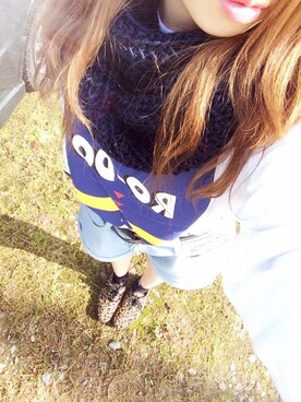 RINさん（レディース・154cm）の冬コーディネート