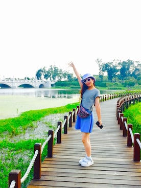 arisaaさん（レディース・161cm）の夏コーディネート