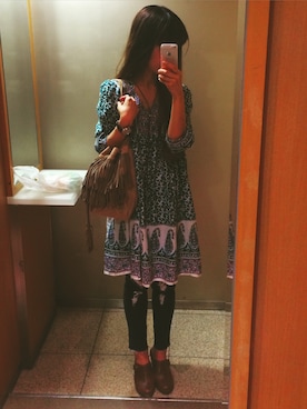 「Lovedrose&Co.（ラブドゥローズアンドコー.）のアイテム」を使った、naoさん（レディース・163cm）の夏コーディネート