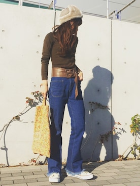 naoさん（レディース・163cm）の冬コーディネート