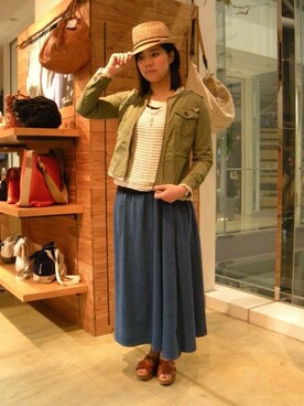 ashizakiさん（レディース・158cm）の春コーディネート