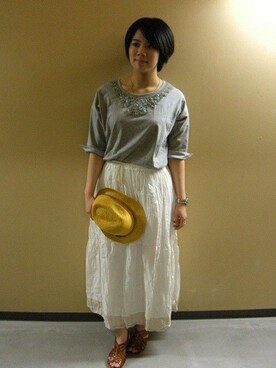 ashizakiさん（レディース・154cm）の春コーディネート