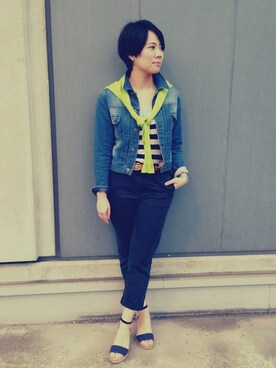 ashizakiさん（レディース・154cm）の春コーディネート