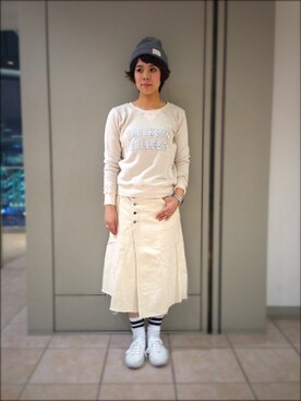 ashizakiさん（レディース・154cm）の春コーディネート