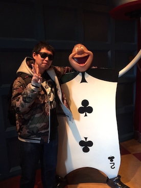 「ミッキー」｜「アイテム（ブルゾン）」を使った、taaaaaroさん（メンズ・175cm）の秋コーディネート