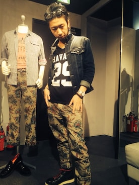 石田 英理人さん(メンズ・163cm)の春コーディネート