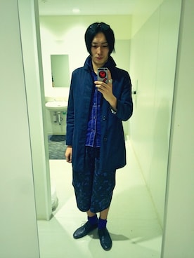 「アイテム（バレエシューズ）」を使った、マークさん（メンズ・180cm）の春コーディネート