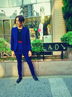 「JOHN LAWRENCE SULLIVAN accessory（ジョンローレンスサリバンアクセサリー）のアイテム（アクセサリー）」を使った、マークさん（メンズ・180cm）の夏コーディネート