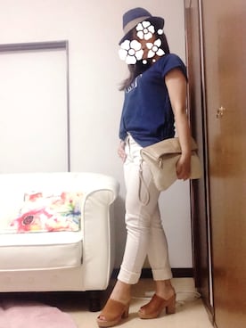 「DURAS（デュラス）のアイテム（バッグ）」を使った、MEEMEEさん（レディース・150cm）の夏コーディネート