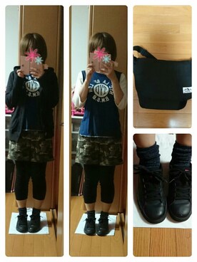 「アイテム（メッセンジャーバッグ）」を使った、＊-hii-＊さん（レディース・159cm・20代）の秋コーディネート