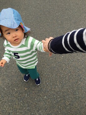 fujiさん（キッズ・90cm）の夏コーディネート