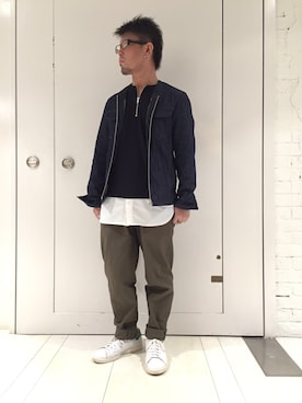「名古屋パルコ」｜collective 名古屋パルコさん（メンズ・165cm）の春コーディネート
