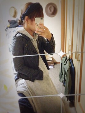 「アイテム（ヘアアクセサリー、ブルー系）」を使った、ⒶⓎⓊⓂ︎Ⓘさん（レディース・153cm）の秋コーディネート
