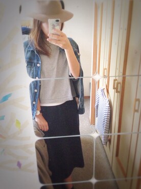 「Simplicite（サンプリシテ）のアイテム（その他アウター）」を使った、ⒶⓎⓊⓂ︎Ⓘさん（レディース・153cm）の春コーディネート