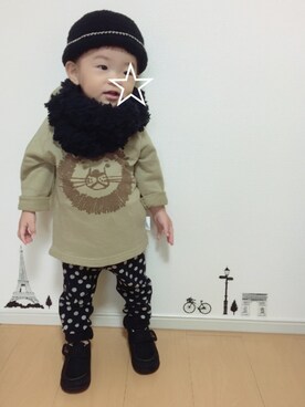 ＊YOTARO＊さん（キッズ・80cm）の秋コーディネート