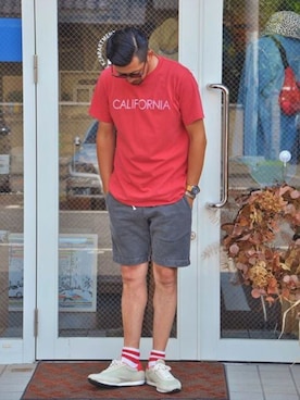 「JIGSAW（ジグソー）のアイテム」を使った、クボタ ユウイチさん（メンズ・174cm）の夏コーディネート