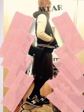 「URBAN RESEARCH（アーバンリサーチ）のアイテム（スタジャン）」を使った、yuukkuunn mamaさん（レディース・161cm）の冬コーディネート