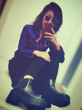 「Penelope Collection（ペネロペコレクション）のアイテム」を使った、AleVivさん（レディース・163cm）の冬コーディネート