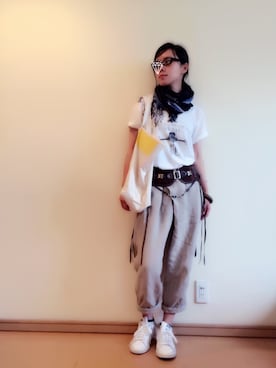 「ato（アトウ）のアイテム」を使った、quruminさん（レディース・162cm）の夏コーディネート