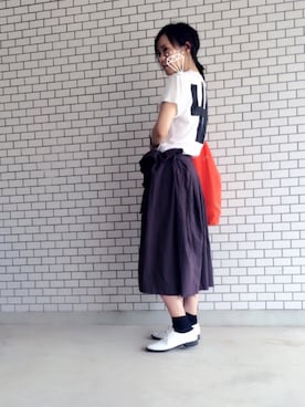 「ROGAN（ローガン）のアイテム」を使った、quruminさん（レディース・162cm）の夏コーディネート