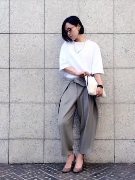 「Castaner（カスタニエール）のアイテム」を使った、quruminさん（レディース・162cm）の秋コーディネート