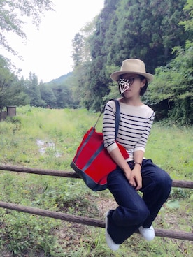 「TROPOPAUSE（トロポポーズ）のアイテム」を使った、quruminさん（レディース・162cm）の秋コーディネート