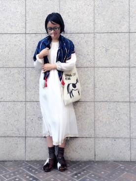 「Hoffmann（ホフマン）のアイテム」を使った、quruminさん（レディース・162cm）の秋コーディネート