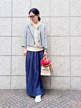 quruminさん（レディース・162cm）の春コーディネート