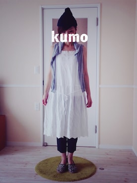 「ADIEU TRISTESSE（アデュートリステス）のアイテム（パンツ）」を使った、michiさん（レディース・158cm）の夏コーディネート