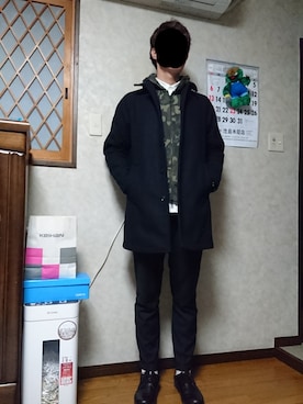ryuさん（メンズ・182cm）の冬コーディネート