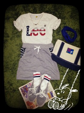 ☺︎ A ☺︎さん（レディース・157cm）の夏コーディネート