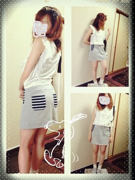 ☺︎ A ☺︎さん（レディース・157cm）の夏コーディネート