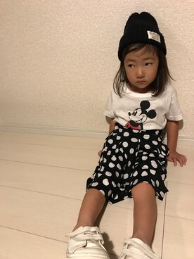 「bee」｜ゆあときどきのあさん（キッズ・90cm）の秋コーディネート