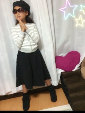 「アイテム（ブーツ）」を使った、ananさん（キッズ・132cm）の夏コーディネート